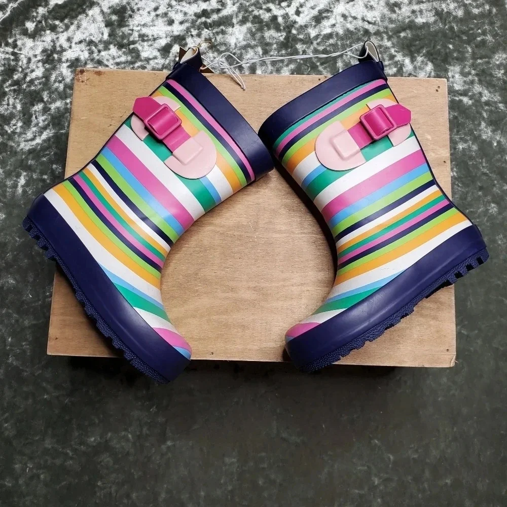 Sun Squad Multicolor‎ Striped Garden Boots